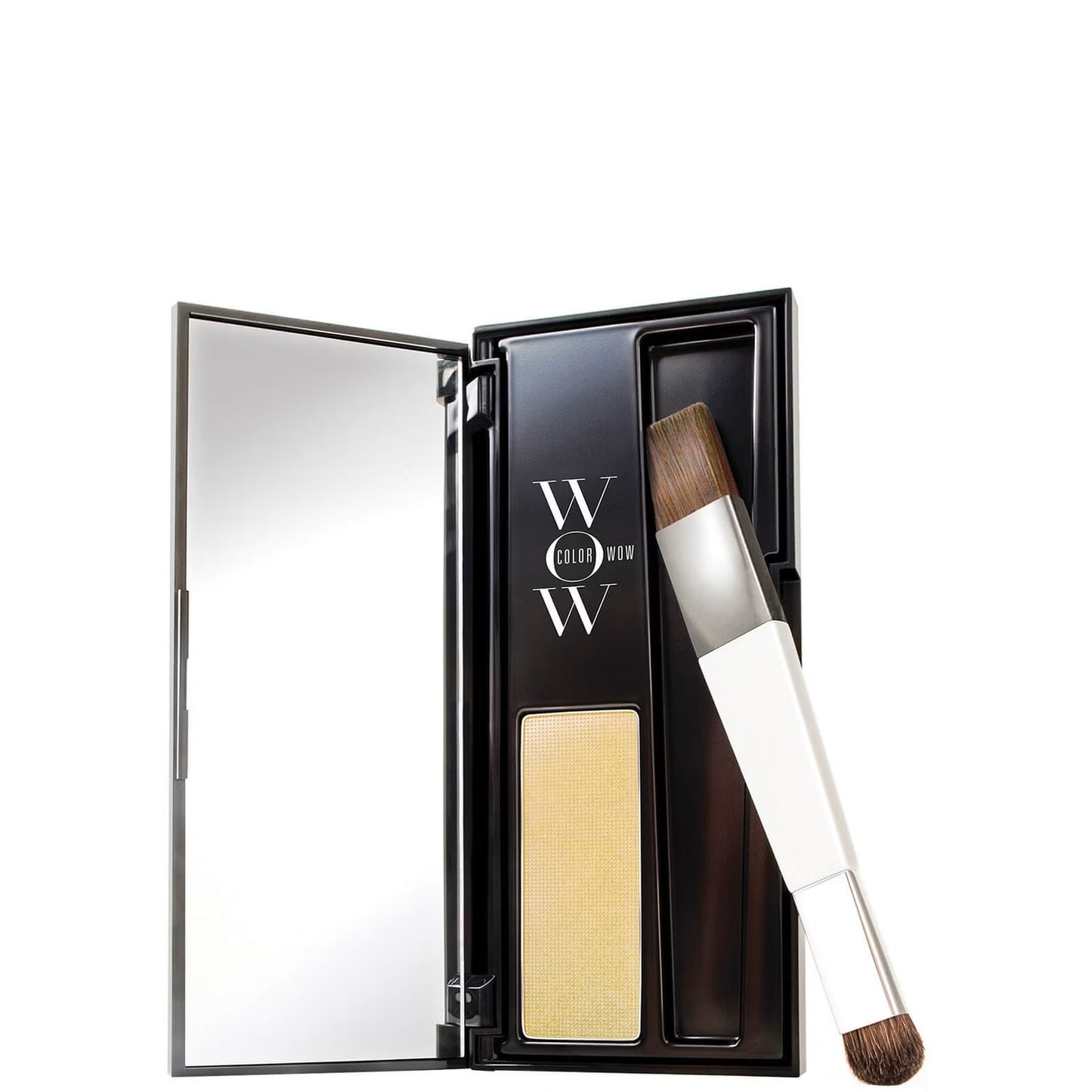 Color Wow Root Cover Up for Blonde hair, hair care product in a bottle, designed to conceal roots and blend with blonde hair.