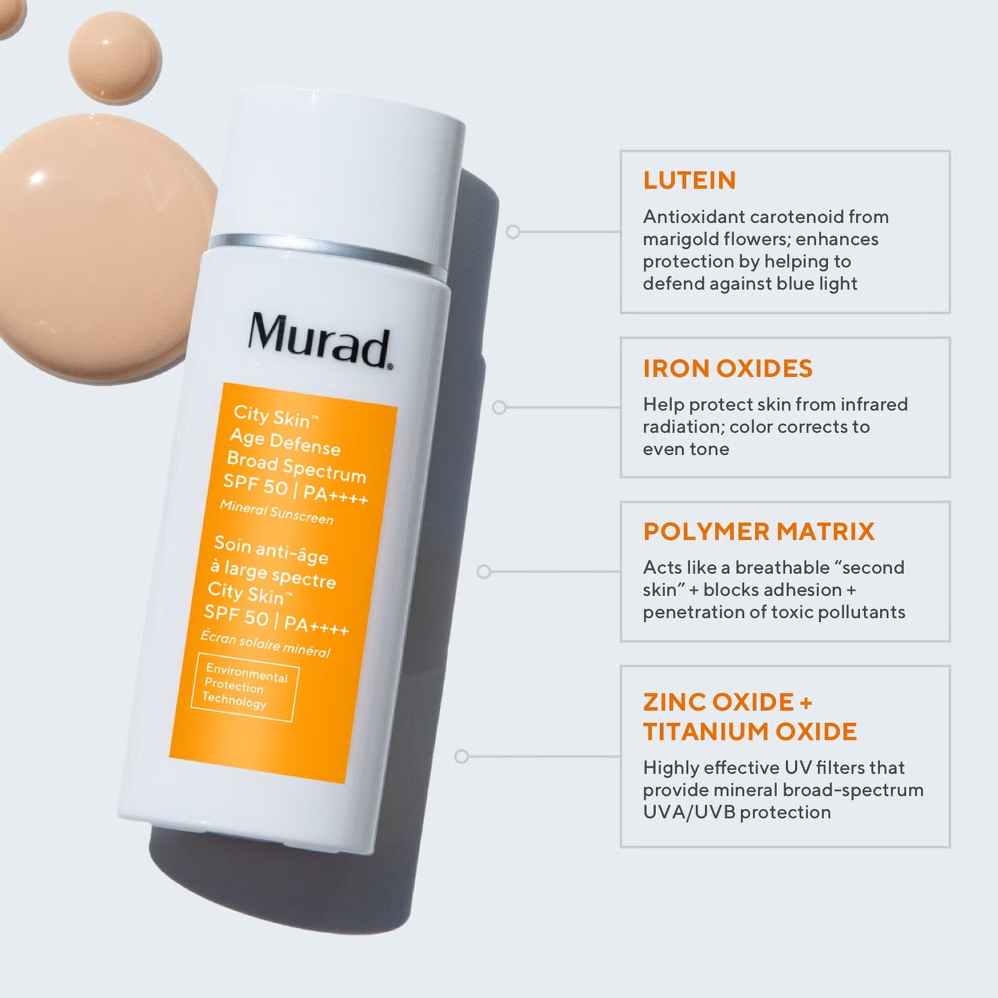 Murad - City Skin Age Defense Sunscreen Broad Spectrum SPF 50 I PA++++ 50 ml