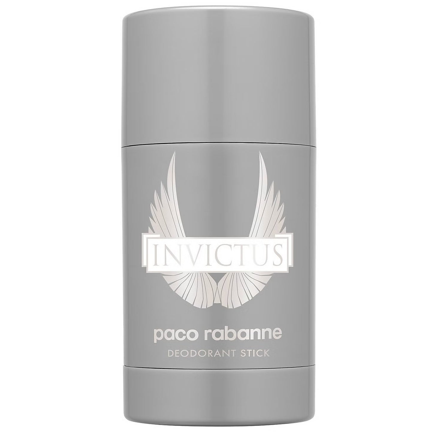 Paco Rabanne Invictus 75ml deodorant stick with sleek packaging, designed for effective skin care and fresh scent.
