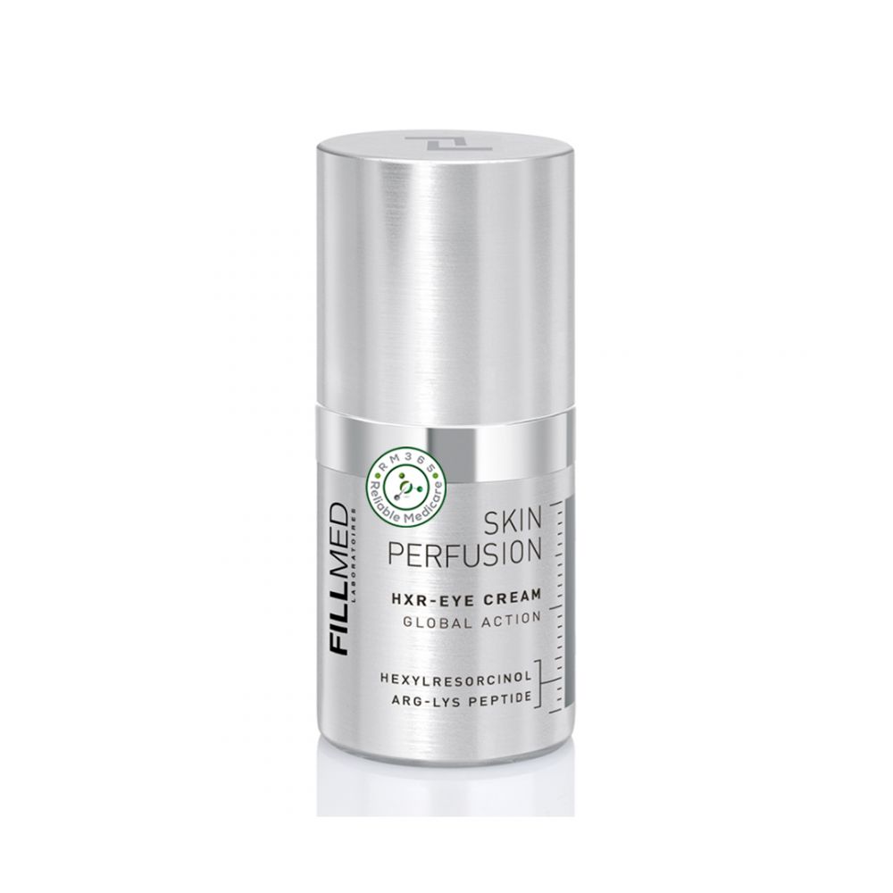 Fillmed HXR-Eye Cream 15ML, a soothing eye moisturizer from FILLMED® with a creamy lotion texture and skincare benefits.