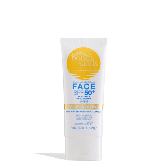 Bondi Sands SPF50+ Fragrance Free Face Sunscreen Lotion 75ml