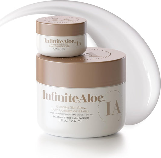 InfiniteAloe Infinite Glow Everyday Hero Complete Skin Care Cream Fragrance Free