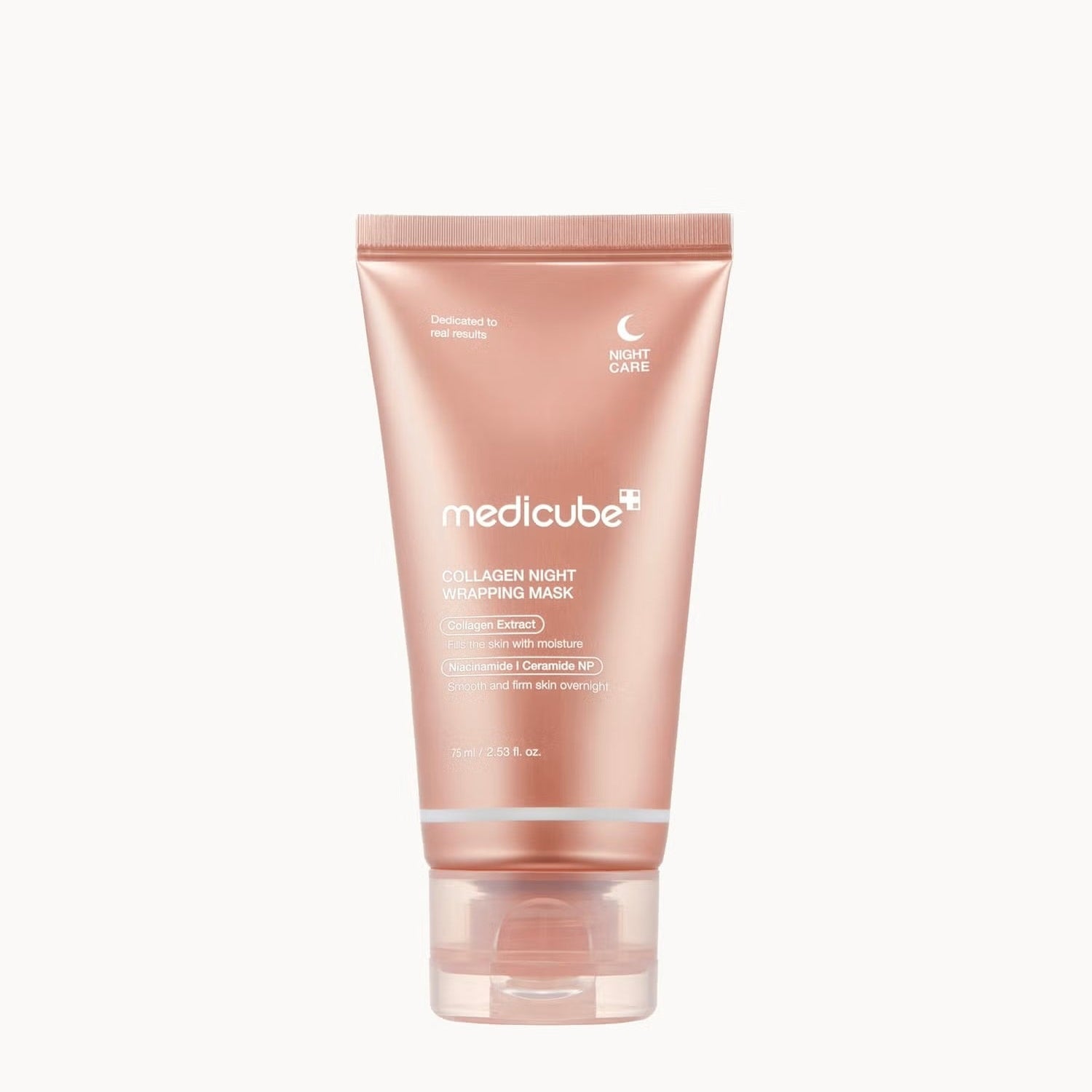 An overnight collagen mask with a peel-off format that reveals visibly plump, glowing skin by morning.