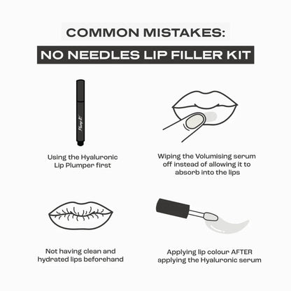 Plump It! - No Needles Lip Filler Kit Transparent 2 x 3 ml Instant Fix