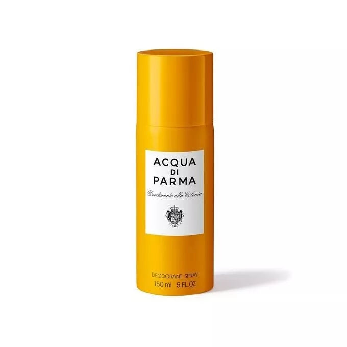 Acqua di Parma Colonia deodorant spray in 150ml bottle, anti-perspirant with elegant design and fresh fragrance.