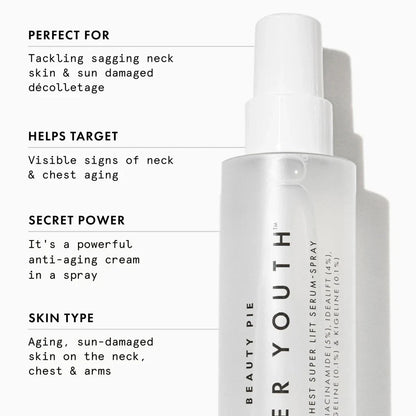 Beauty Pie Über Youth Neck & Chest Super Lift Serum-Spray 95ml