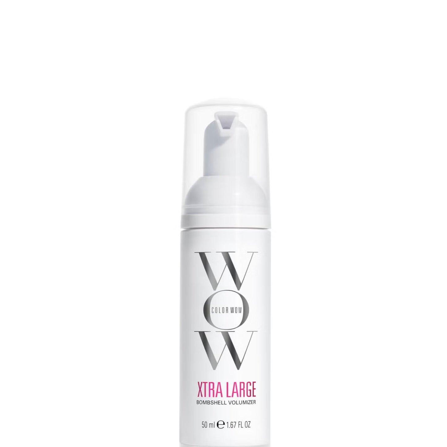 Color Wow Xtra Large Bombshell Volumizer 50ml hair care product, showcasing the vibrant packaging and branding.