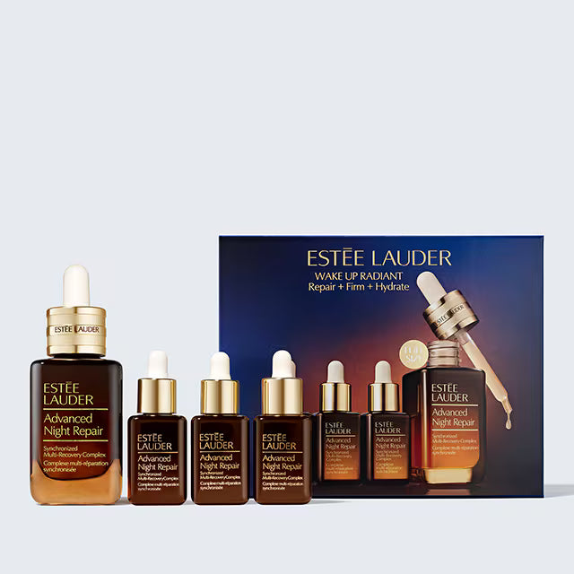 Advanced Night Repair Serum Skincare Set Repair + Firm + Hydrate (Worth £158)