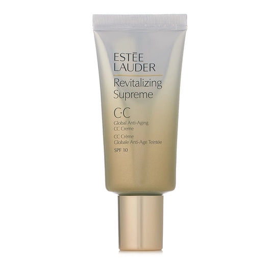 Estée Lauder Revitalizing Supreme+ anti-aging CC Creme SPF 10 in a 30ml tube, designed for skin care and skin brightening.