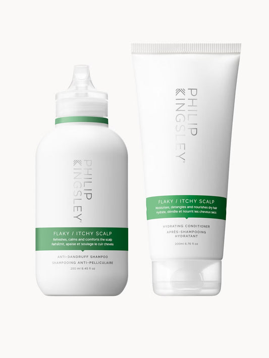 Philip Kingsley Flaky/Itchy Scalp Shampoo 250ml and Conditioner 200ml Duo