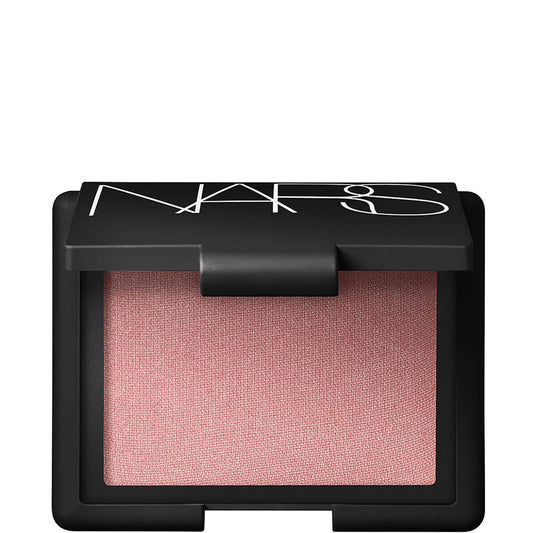NARS Cosmetics Blush in Orgasm, 4.8g, featuring peachy-pink shade with shimmering finish for a natural glow.