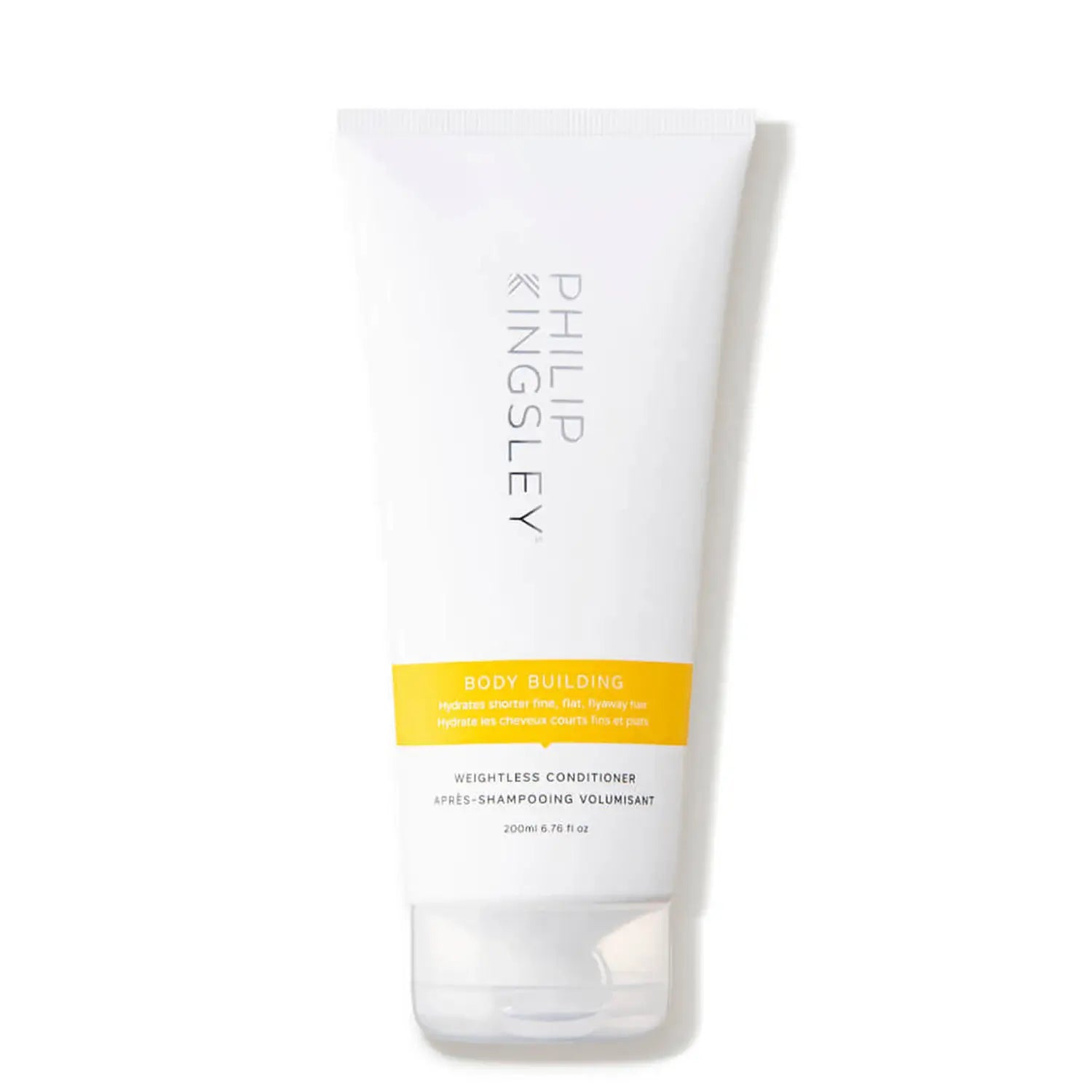 Philip Kingsley Body Building Conditioner 200ml bottle, creamy hair conditioner for added volume and strength.