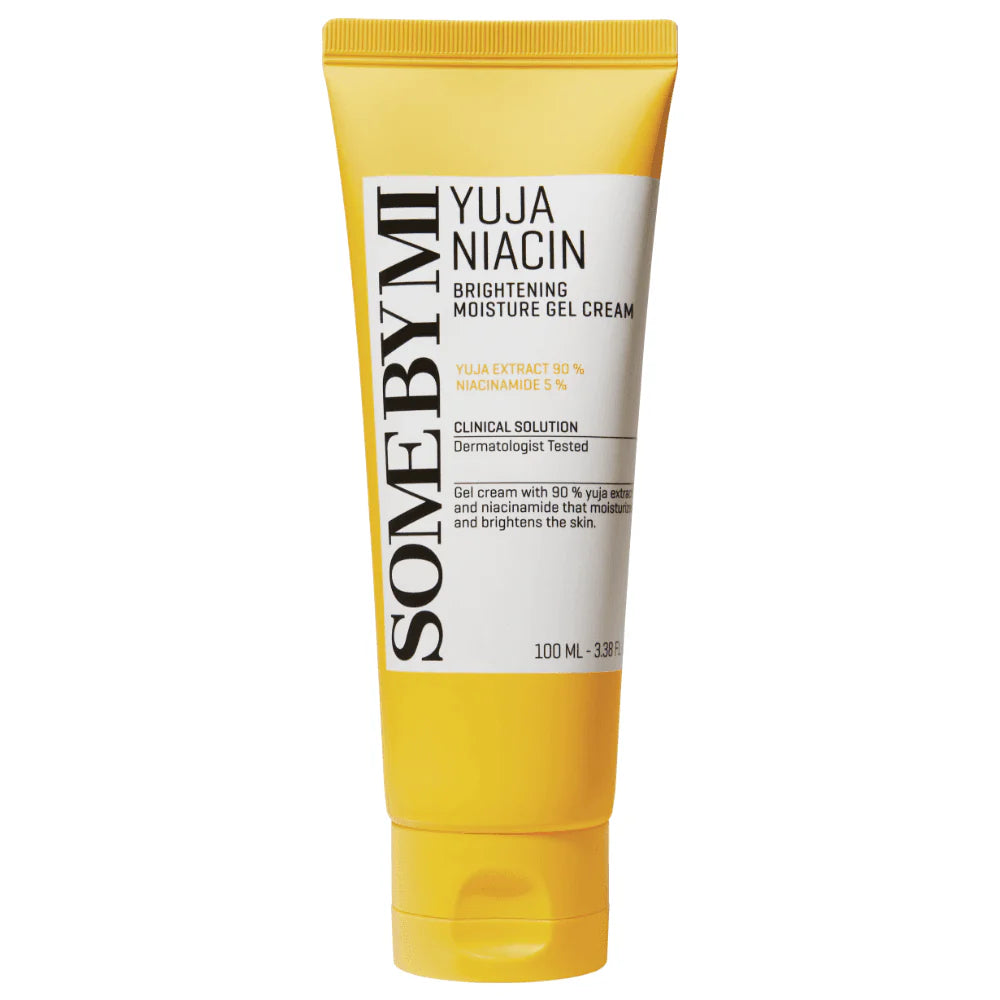 Some By Mi Yuja Niacin Brightening All-In-One Cleanser in a 100 ml bottle, showcasing the skin care product with a clean design.