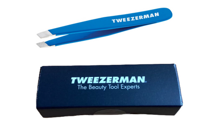 Tweezerman Mini Slant Tweezer - Blue Bahama