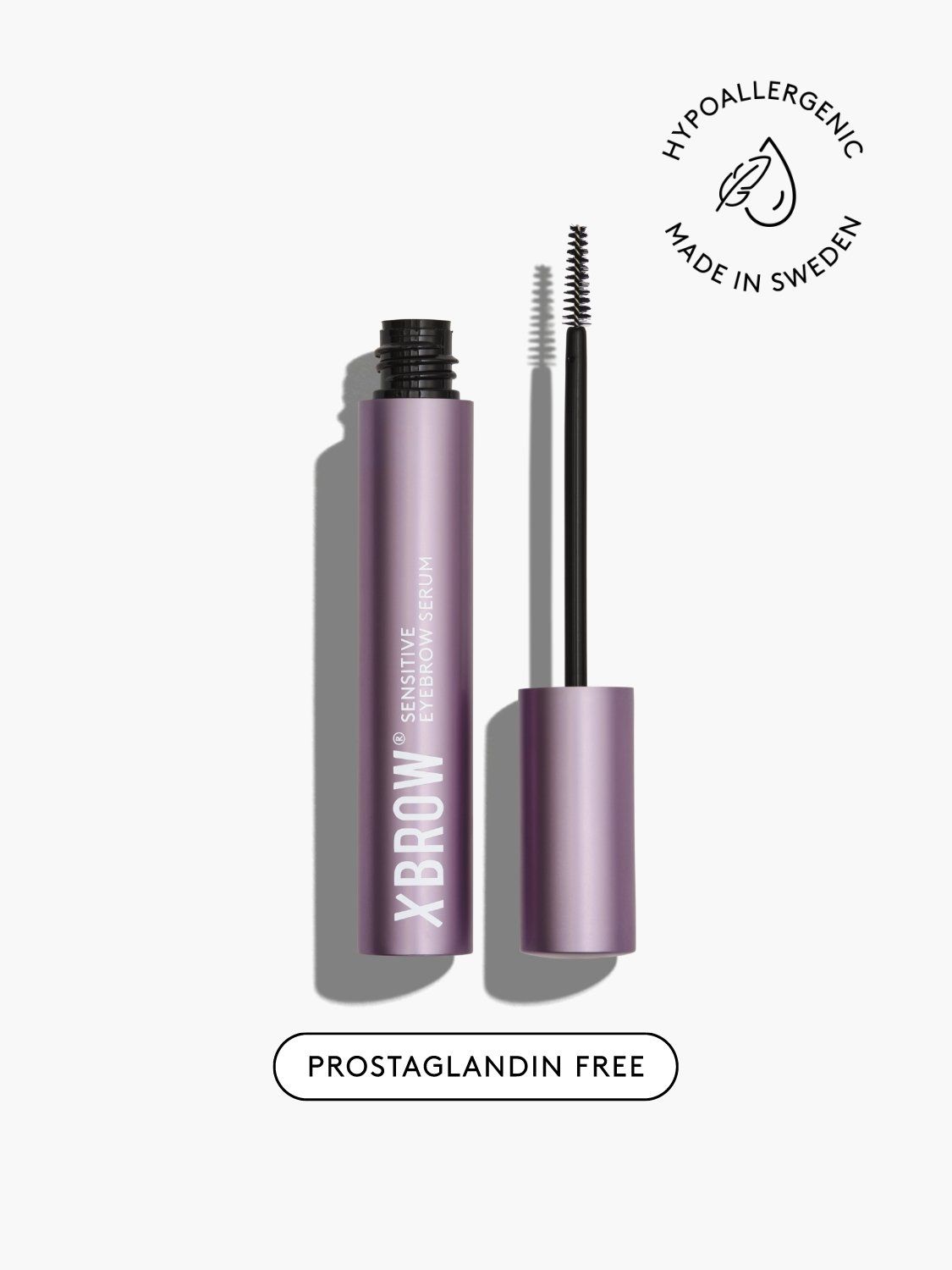 Xlash Sensitive Eyebrow Growth Serum 3ml for fuller, stronger eyebrows, designed for eye makeup enhancement.
