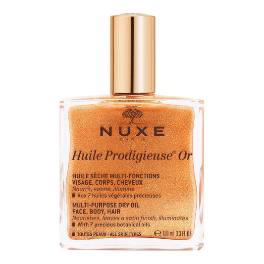 nuxe huile prodigieuse or golden shimmer multi-purpose dry oil 100ml