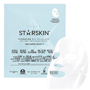 starskin red carpet ready - hydrating coconut bio-cellulose second skin face mask