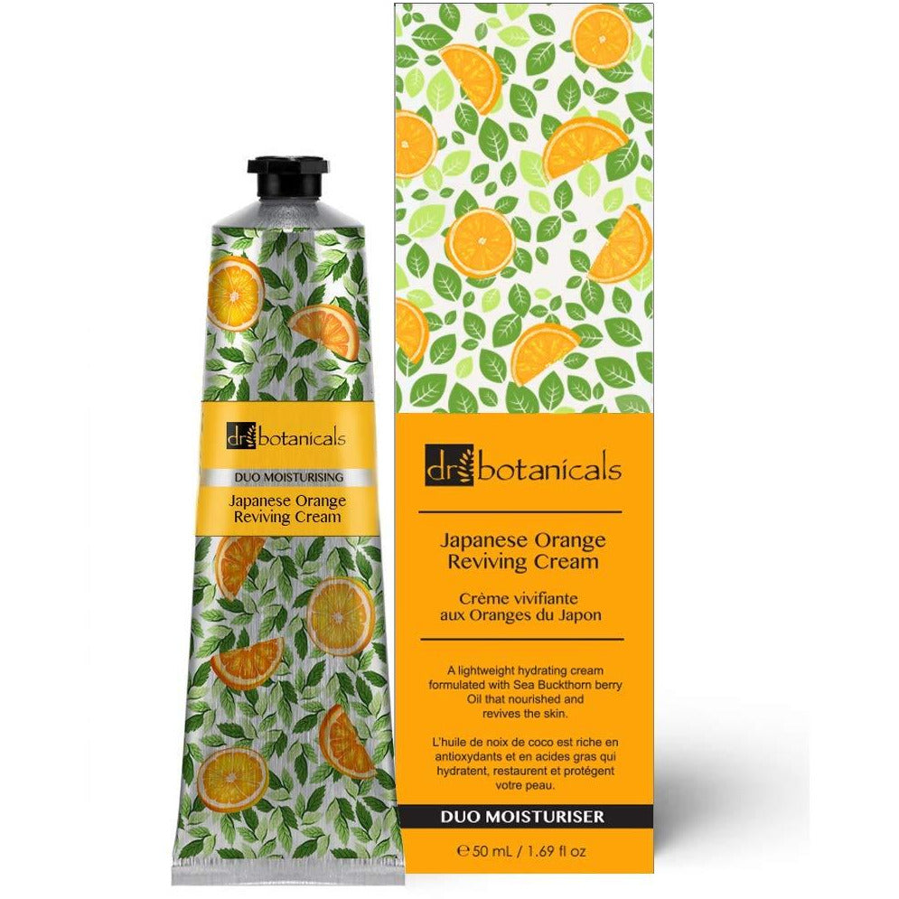 dr botanicals japanese orange reviving face and hand cream 50ml vegan default title