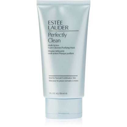 estée lauder perfectly clean multi-action foam cleanser/purifying mask 150 ml