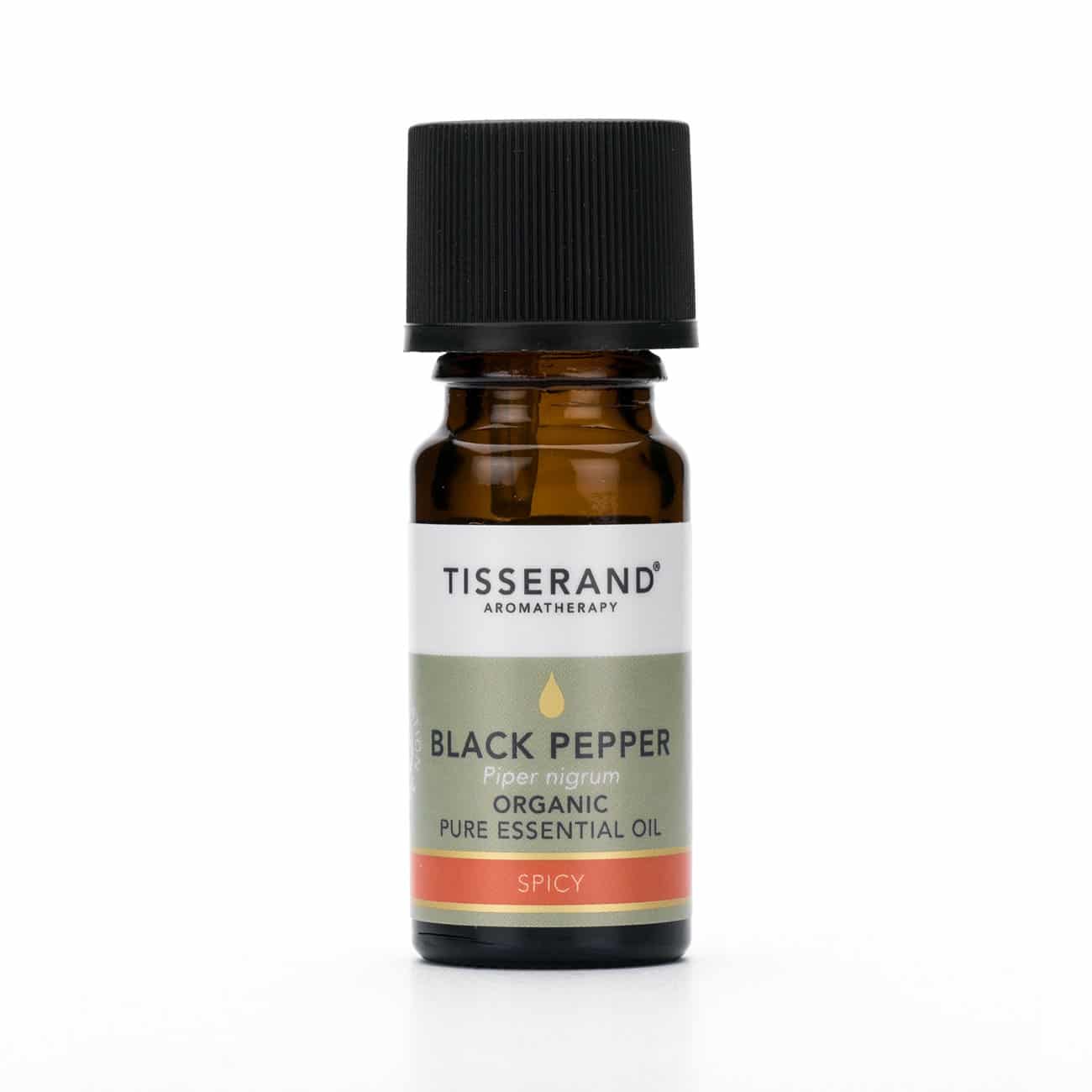 tisserand aromatherapy black pepper organic pure essential oil 9ml