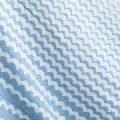 Grey Atlanta branded cotton throw blanket, single size, Swell brushed cotton for cozy comfort on beds or sofas.