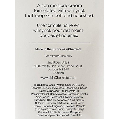 SkinChemists London Wrinkle Killer Hand and Nail Cream 50ml, moisturizing cream for youthful skin on hands and nails.
