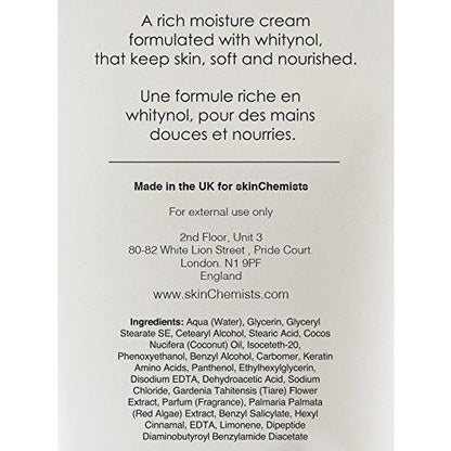SkinChemists London Wrinkle Killer Hand and Nail Cream 50ml, moisturizing cream for youthful skin on hands and nails.