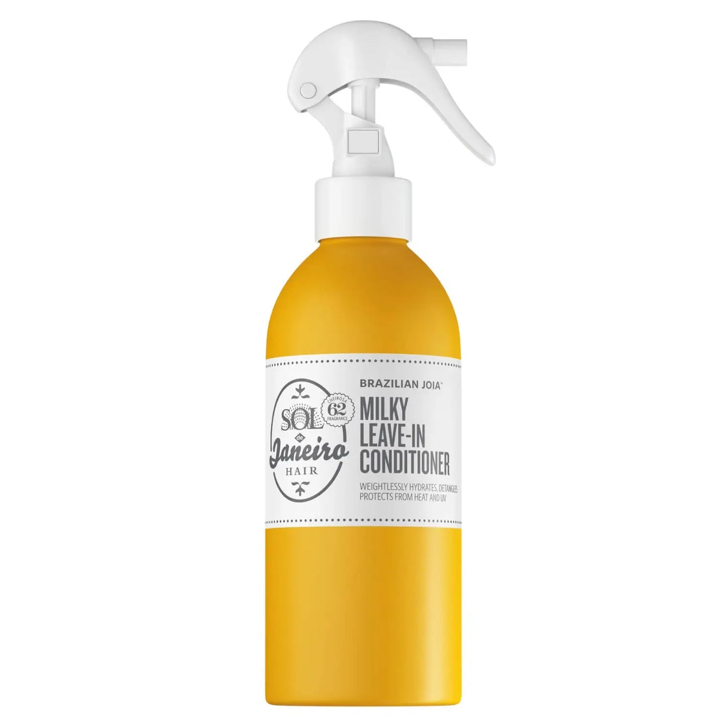 Sol de Janeiro Brazilian Joia Milky Leave-In Conditioner bottle, 210ml, for nourishing hair and adding shine.